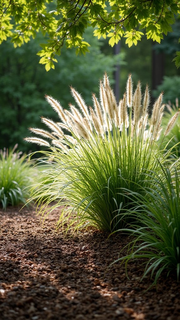 graceful shade garden grasses