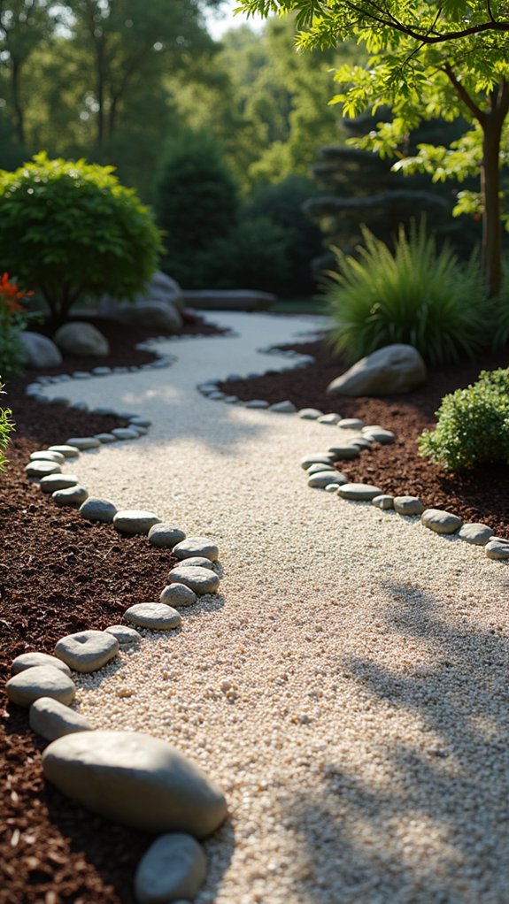 gravel and mulch harmony