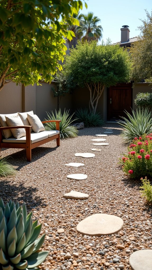 gravel easy low maintenance ground cover