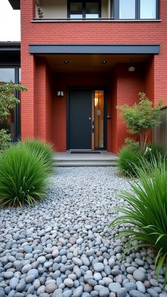 gravel mulch for minimalism