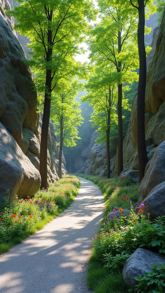 gravel paths enhance accessibility