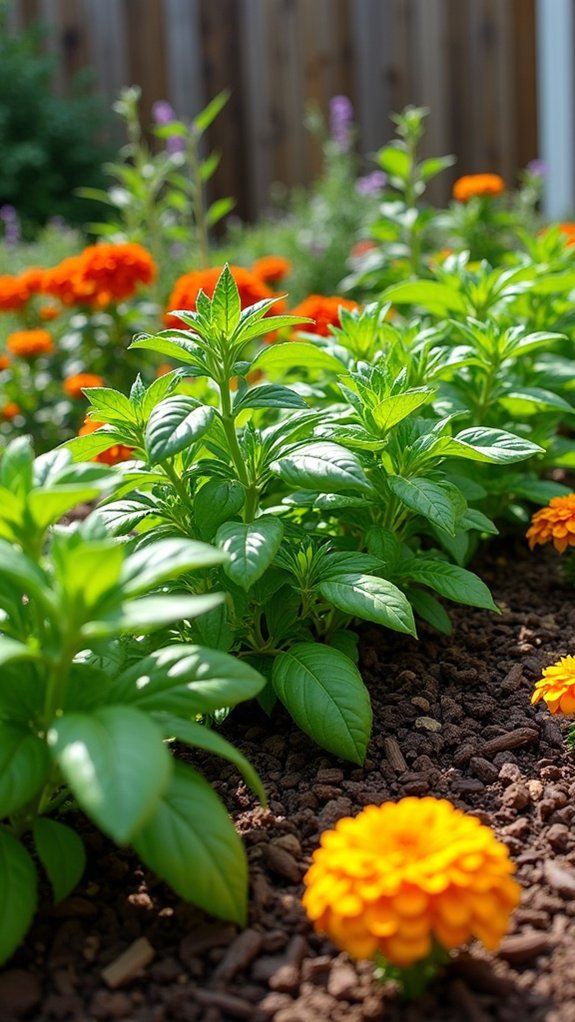 herb garden mulch benefits