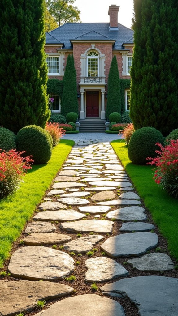 inviting stone path design