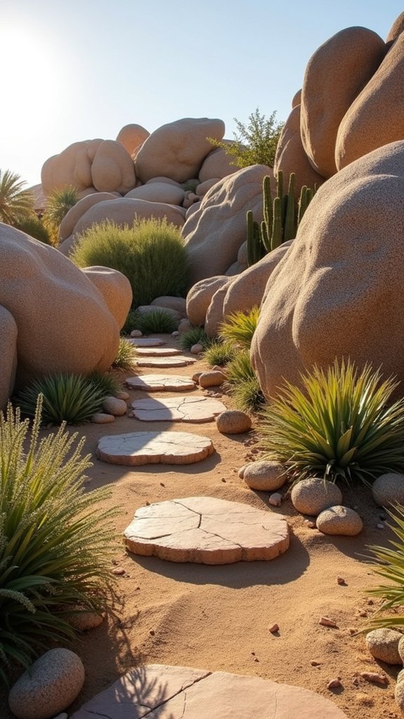 large boulders enhance landscapes