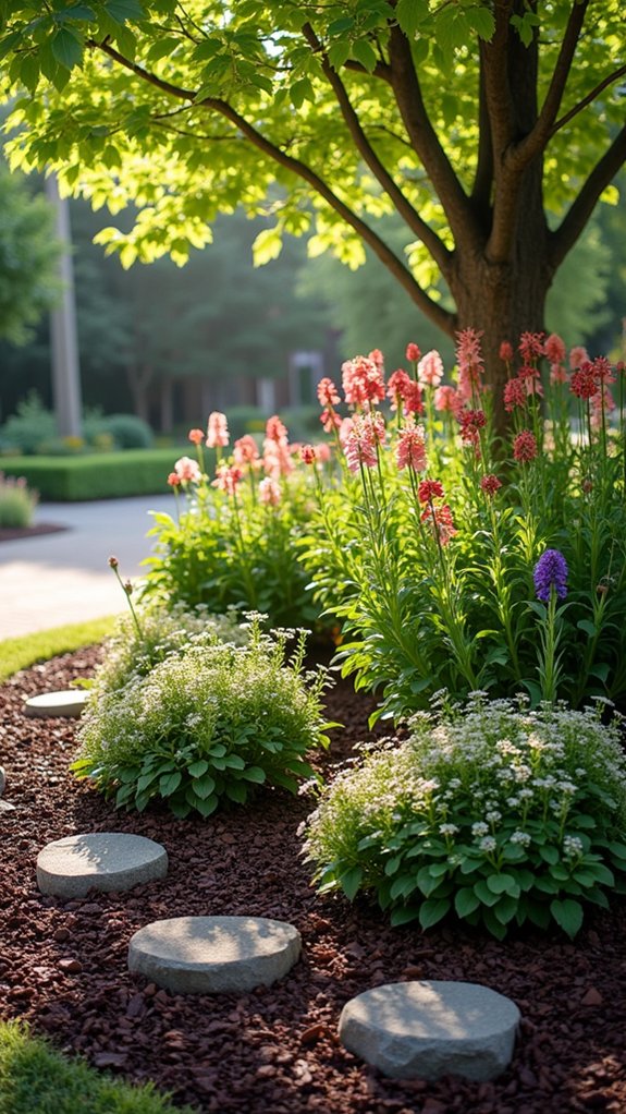 layering mulch enhances gardens