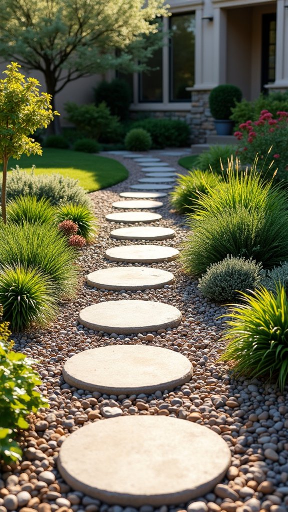 low maintenance decorative rock mulch