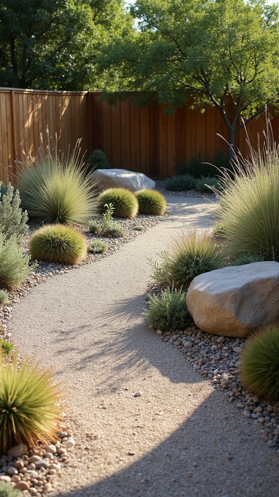 low maintenance gravel ground cover