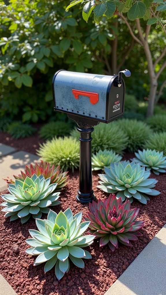 low maintenance succulent display