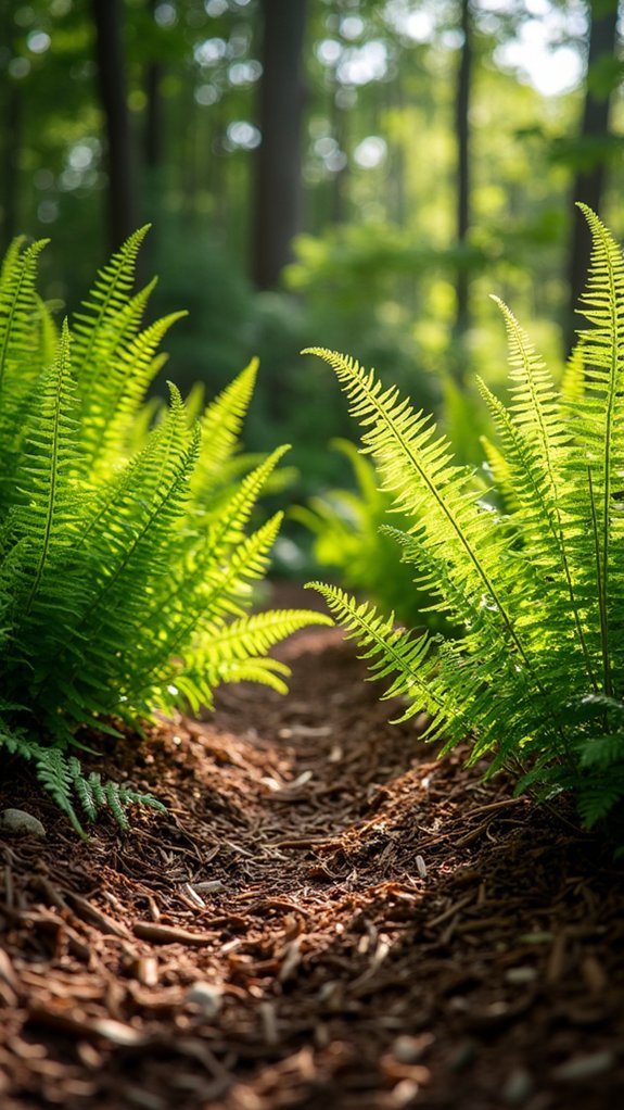lush ferns for tranquility