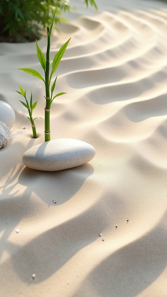 mindful garden sand patterns