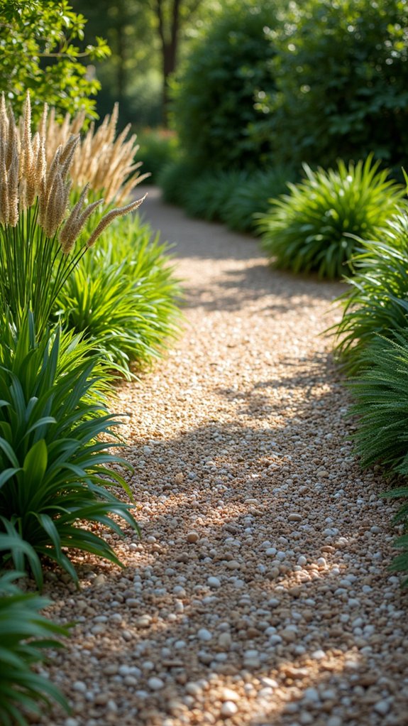 mindful stroll through garden