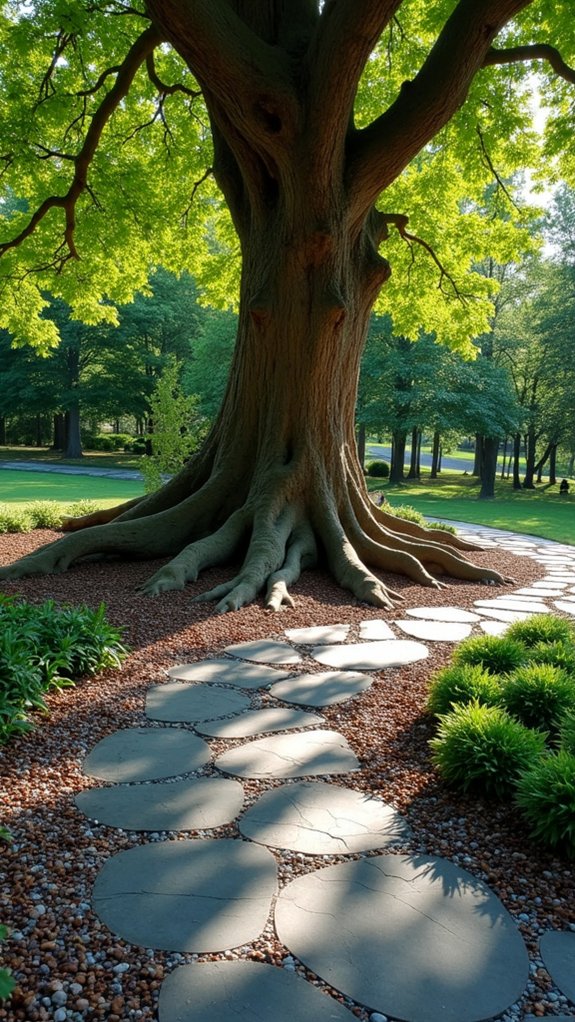 modern textured landscaping solution