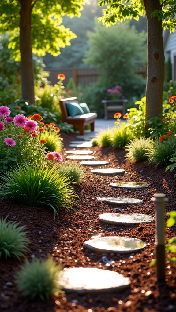 mulch aids soil moisture retention