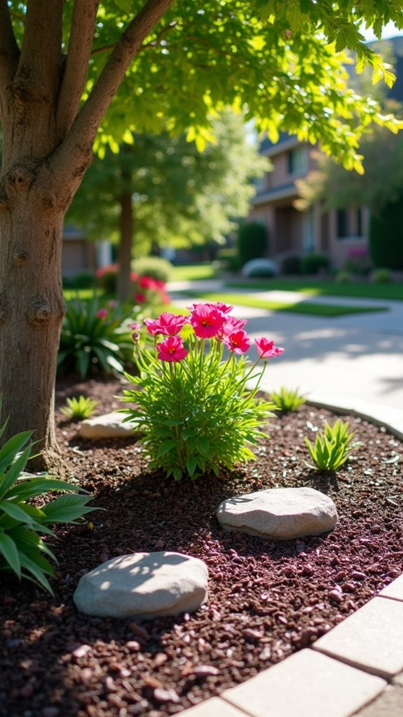 mulch area boundary enhancement