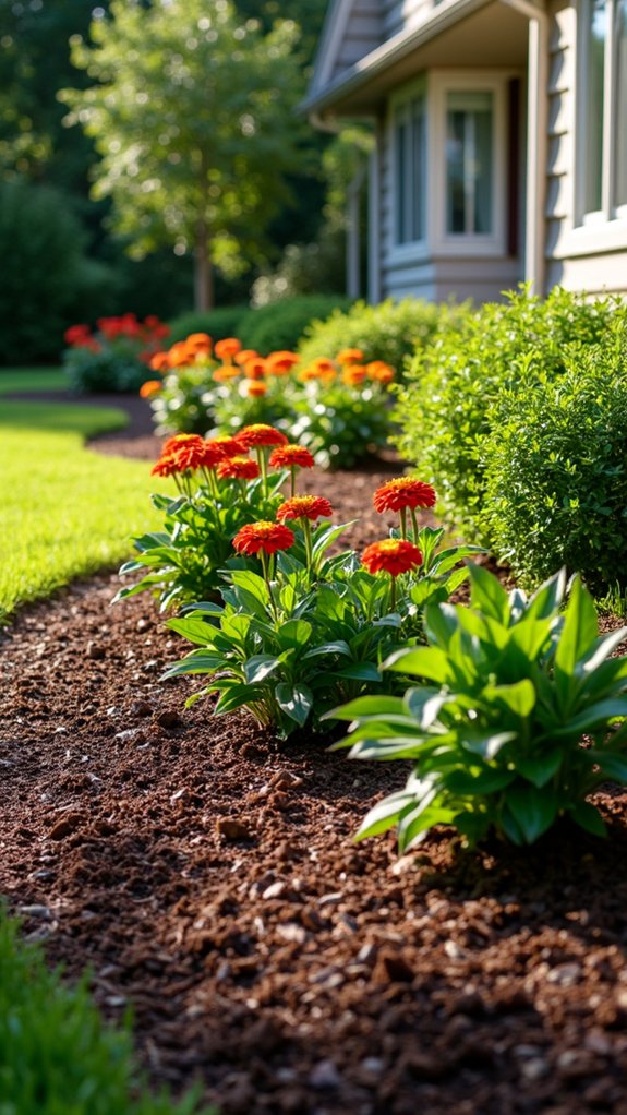 mulch blocks weeds effectively