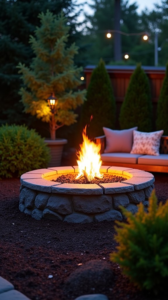 mulch enhances fire safety