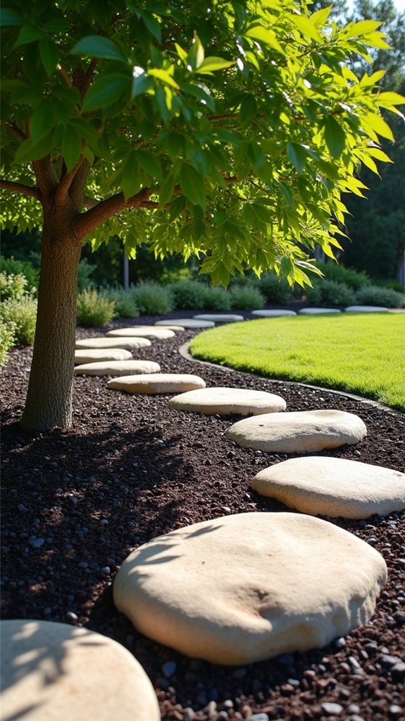 mulch enhances landscape aesthetics
