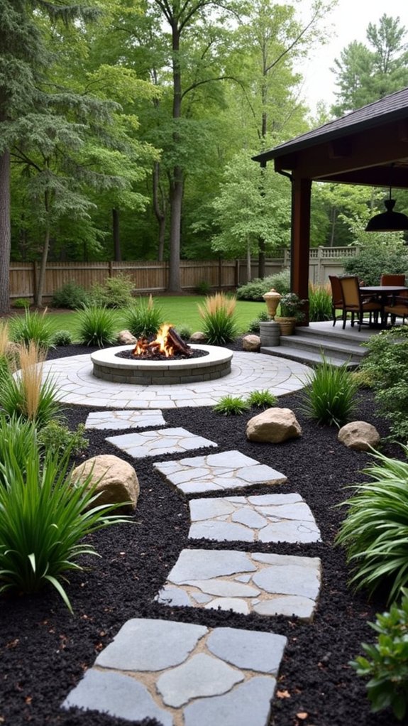 mulch enhances outdoor aesthetics