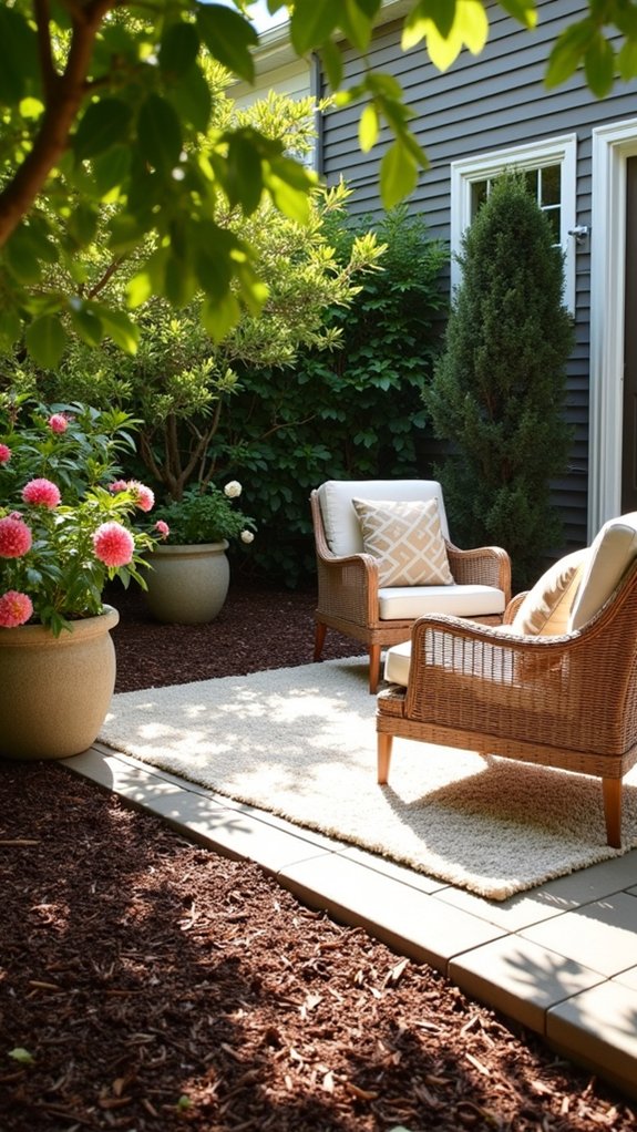 mulch enhances outdoor comfort