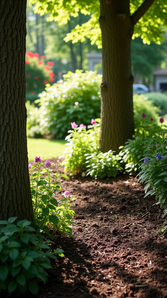 mulch enhances tree growth