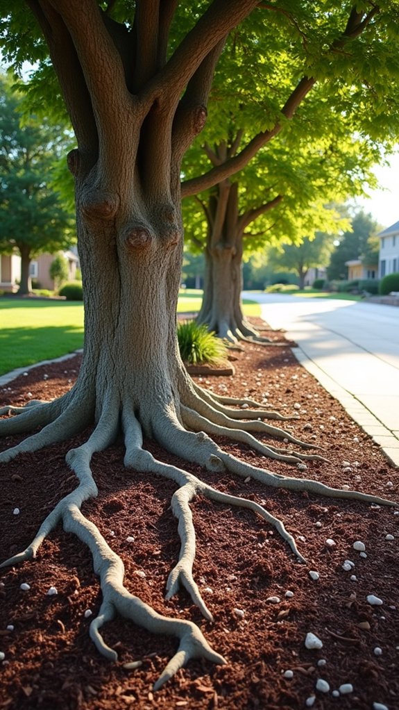 mulch enhances tree health
