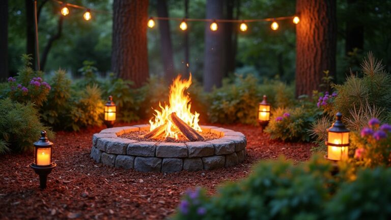 19 Inspiring Mulch Landscaping Ideas Around Fire Pits for Warmth mulch landscaping for fire pits