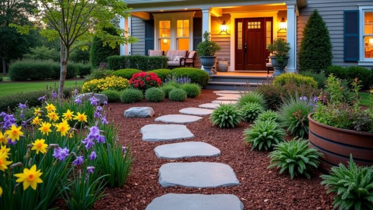 21 Beautiful Mulch Landscaping Ideas to Frame Your Home Exterior mulch landscaping for homes