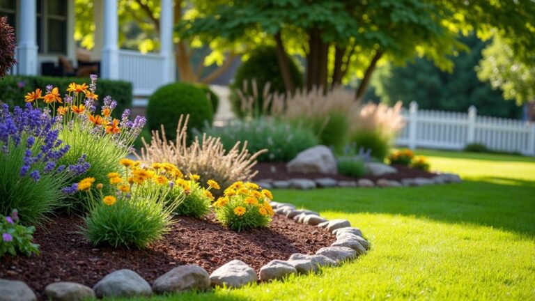 mulch landscaping front yard ideas