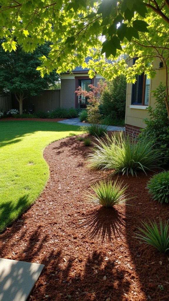 mulch prevents soil erosion