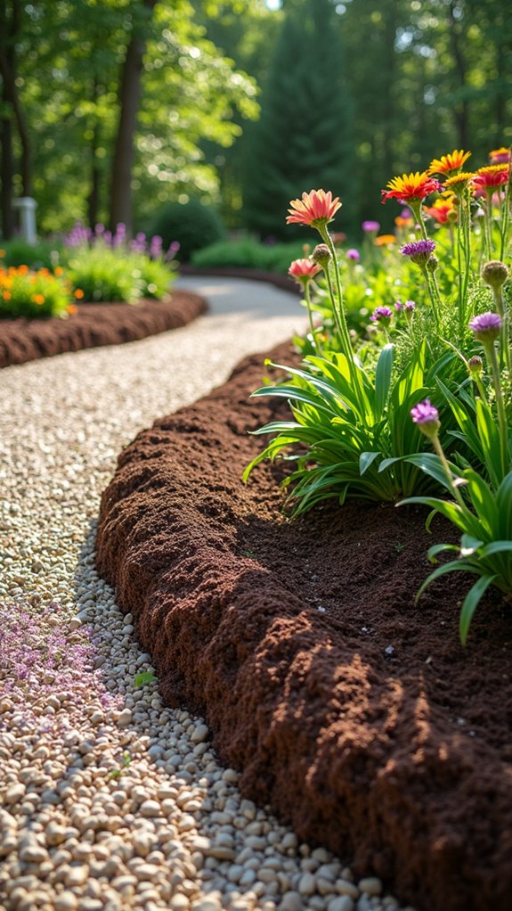 mulch prevents soil erosion