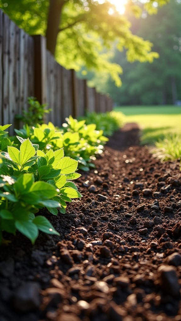 mulch prevents soil erosion