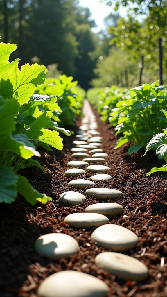 mulch suppresses weeds effectively