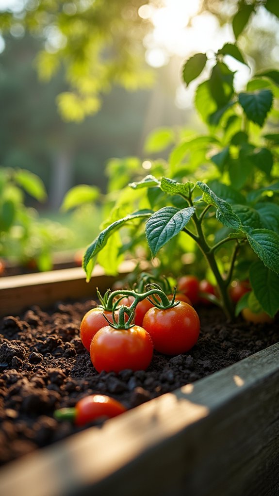 mulched vegetable patch benefits