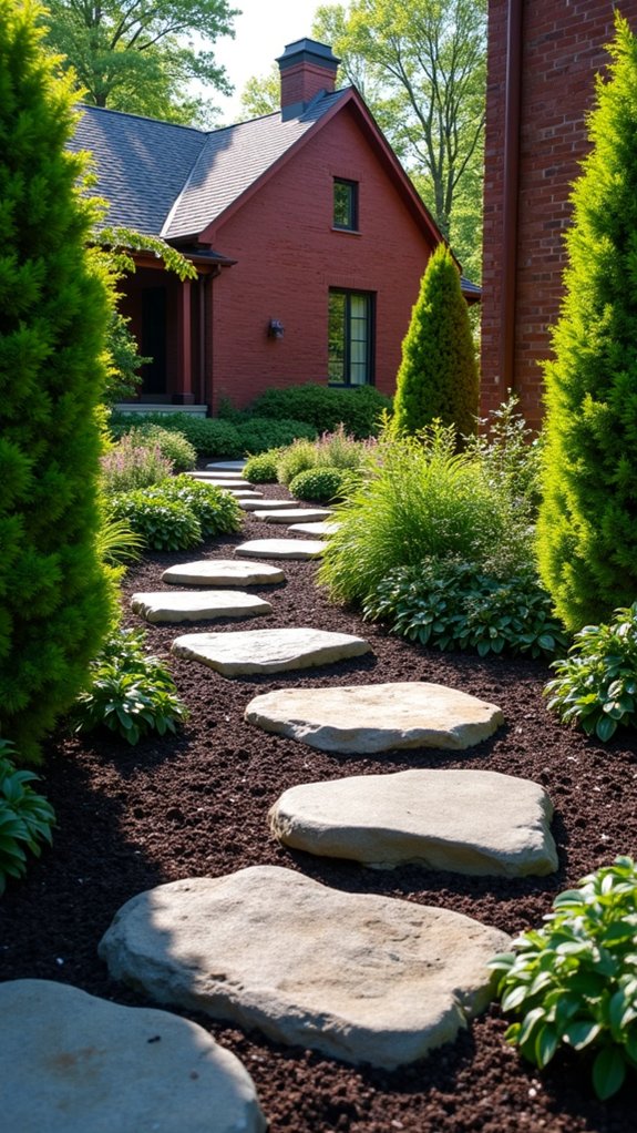 natural atmosphere with river rock