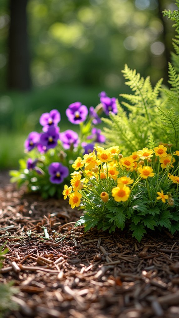 natural beauty with mulch