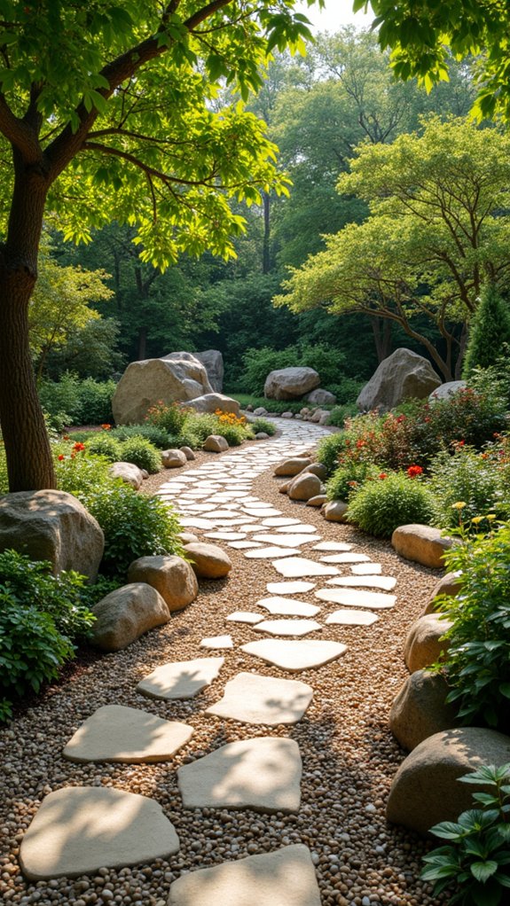 natural inviting garden pathway