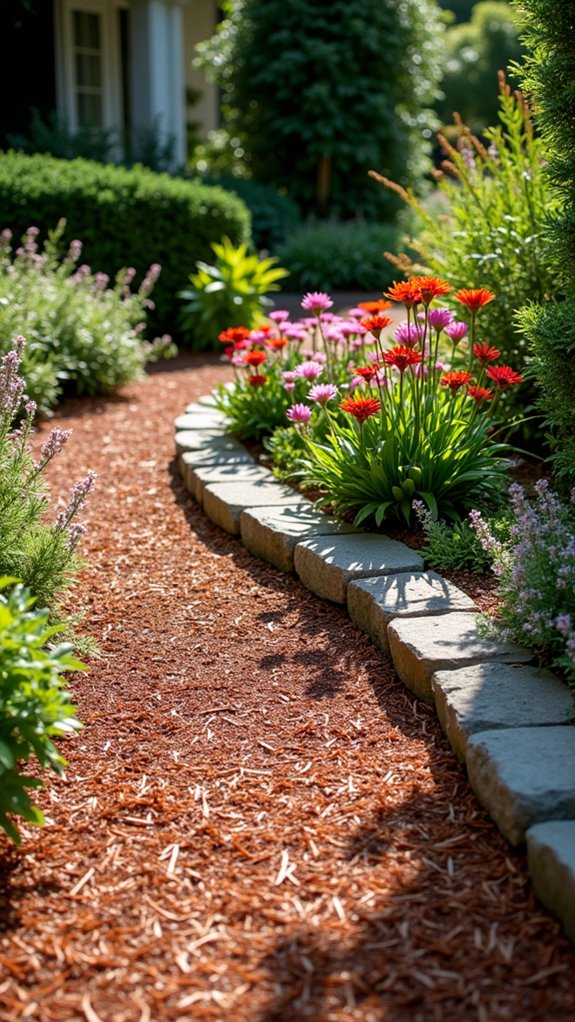 natural materials for edging