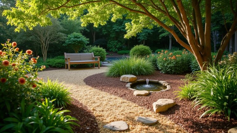 natural mulch landscaping ideas