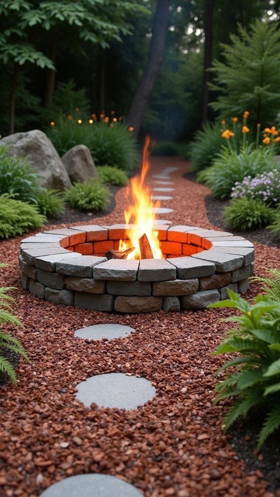 natural mulch pathway charm