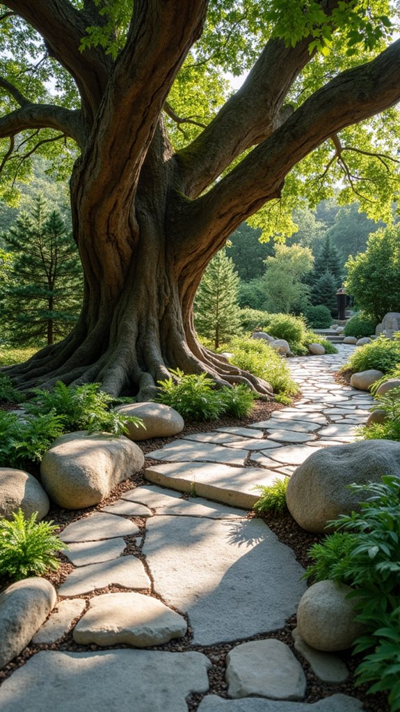natural polished low maintenance landscaping