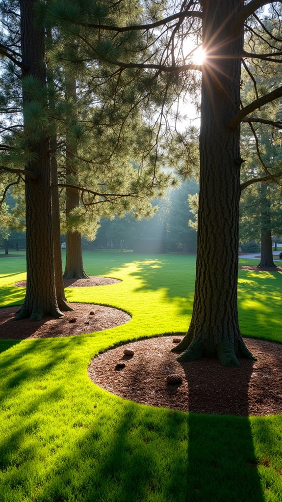 natural textured mulch option