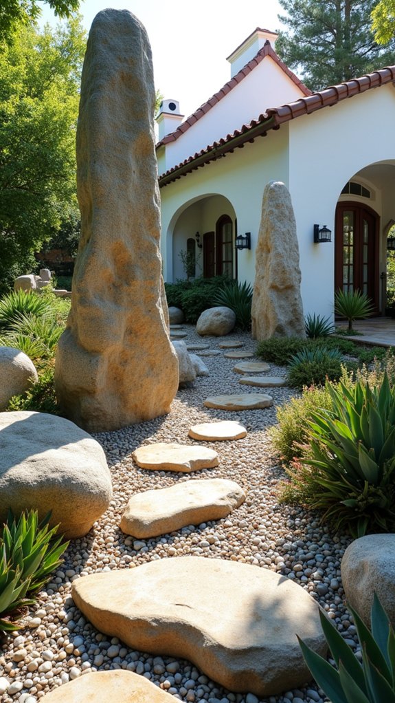 nature inspired artistic garden sculptures