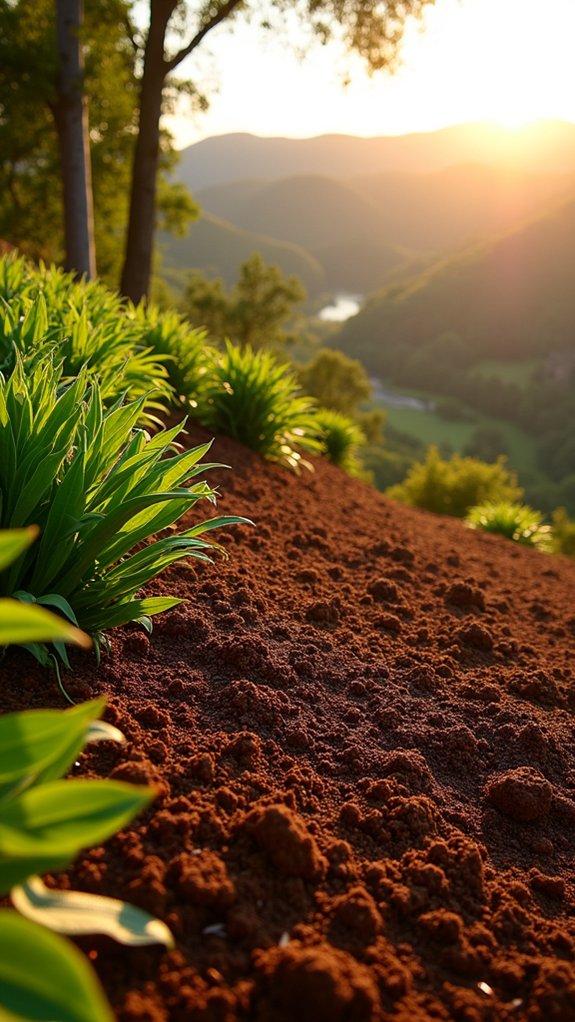 nutrient rich composted mulch