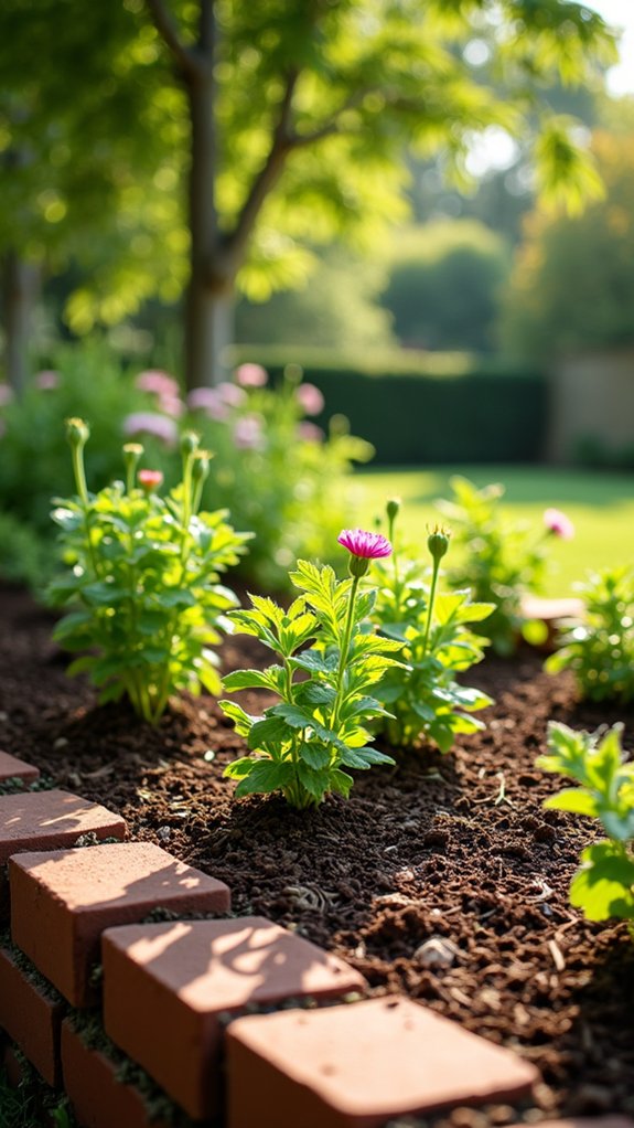 organized raised garden beds