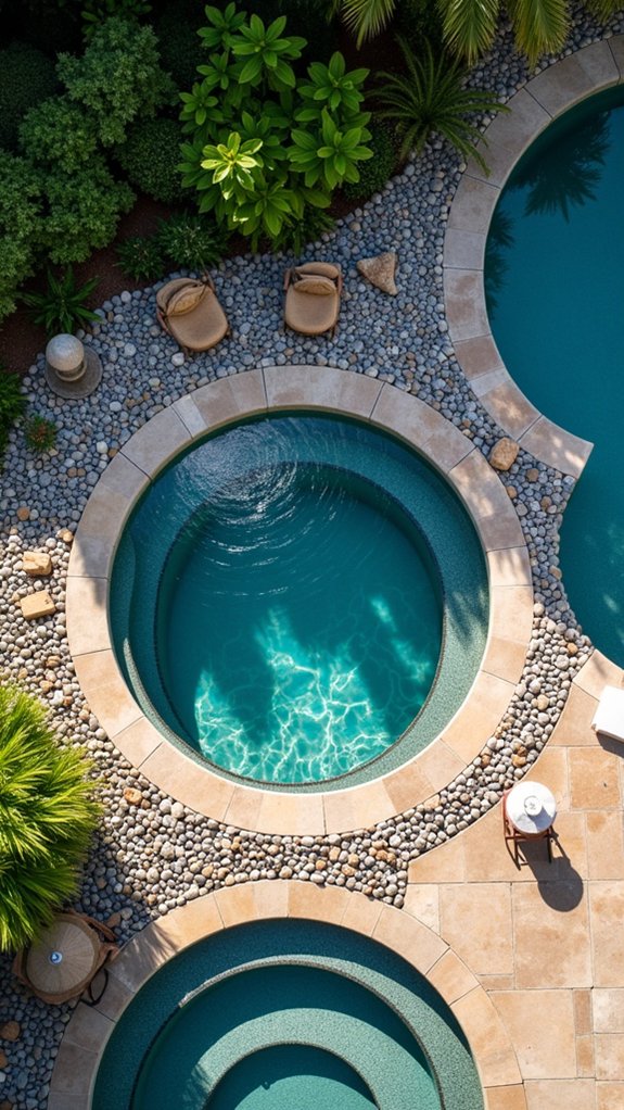 pebble borders enhance aesthetics