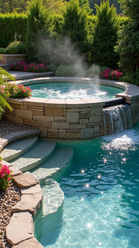 raised planters enhance aesthetics