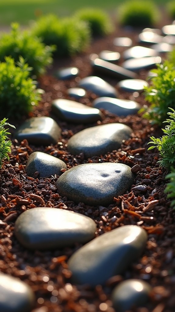 river rock for drainage