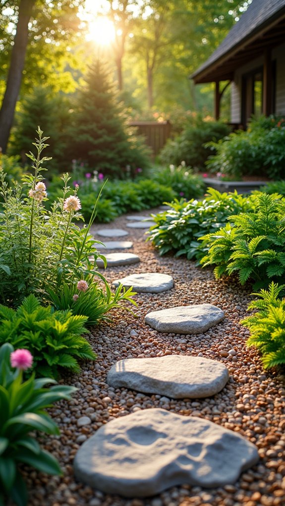 river rock mulch benefits