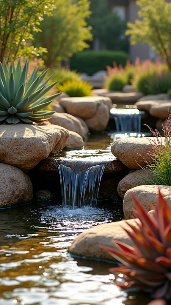 rock fountain for tranquility