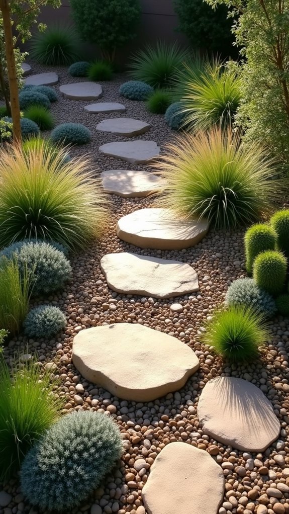 rock mulch benefits garden moisture